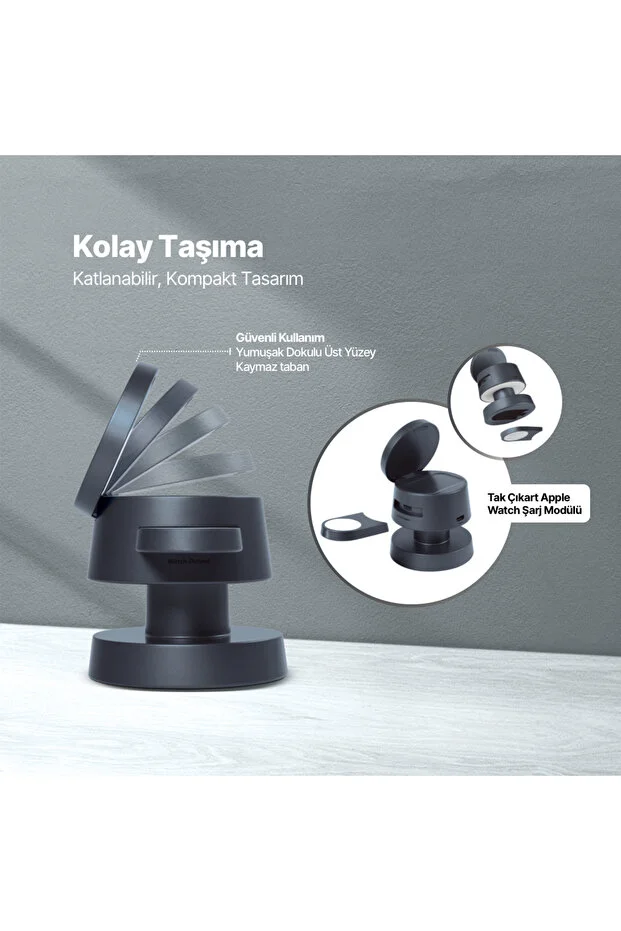 Ttec AirCharger Quattro Mini MagSafe Uyumlu 4’ü 1 Arada 